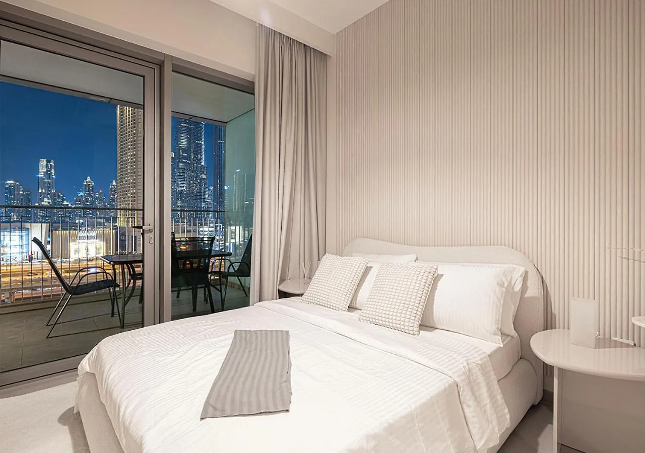Apartman Full Burj Khalifa View - Opposite Dubai Mall Access - 8 Min Walk To Mall & Fountain - Luxury 2Br Egyesült Arab Emírségek