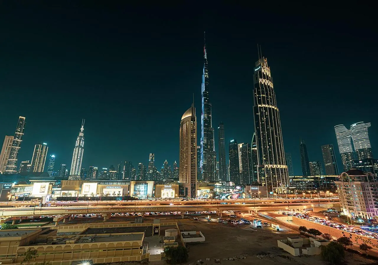 Apartman Full Burj Khalifa View - Opposite Dubai Mall Access - 8 Min Walk To Mall & Fountain - Luxury 2Br