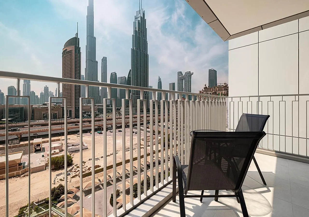 Full Burj Khalifa View - Opposite Dubai Mall Access - 8 Min Walk To Mall & Fountain - Luxury 2Br